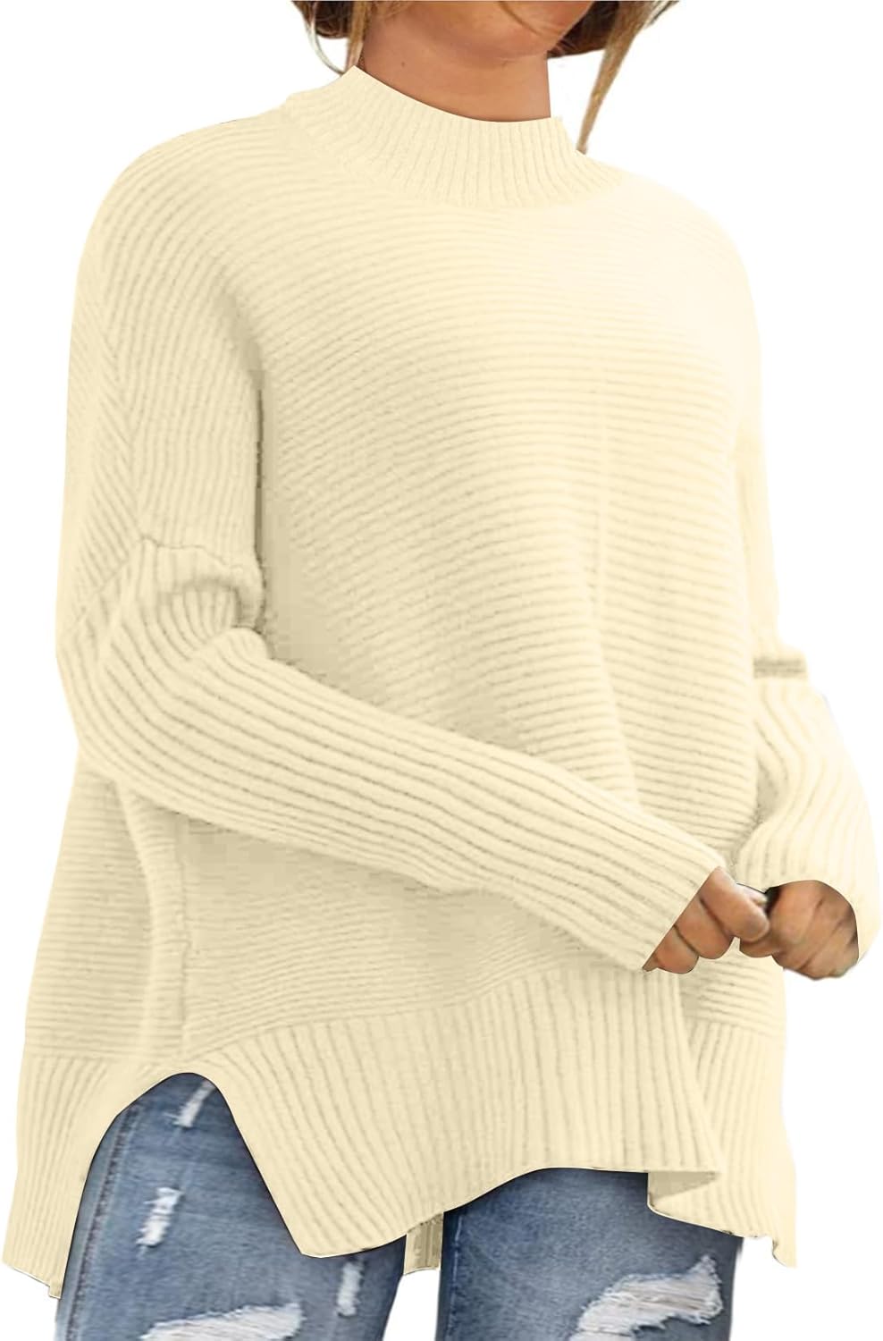 Eytino Womens Plus Size Sweaters for Casual Chic Style