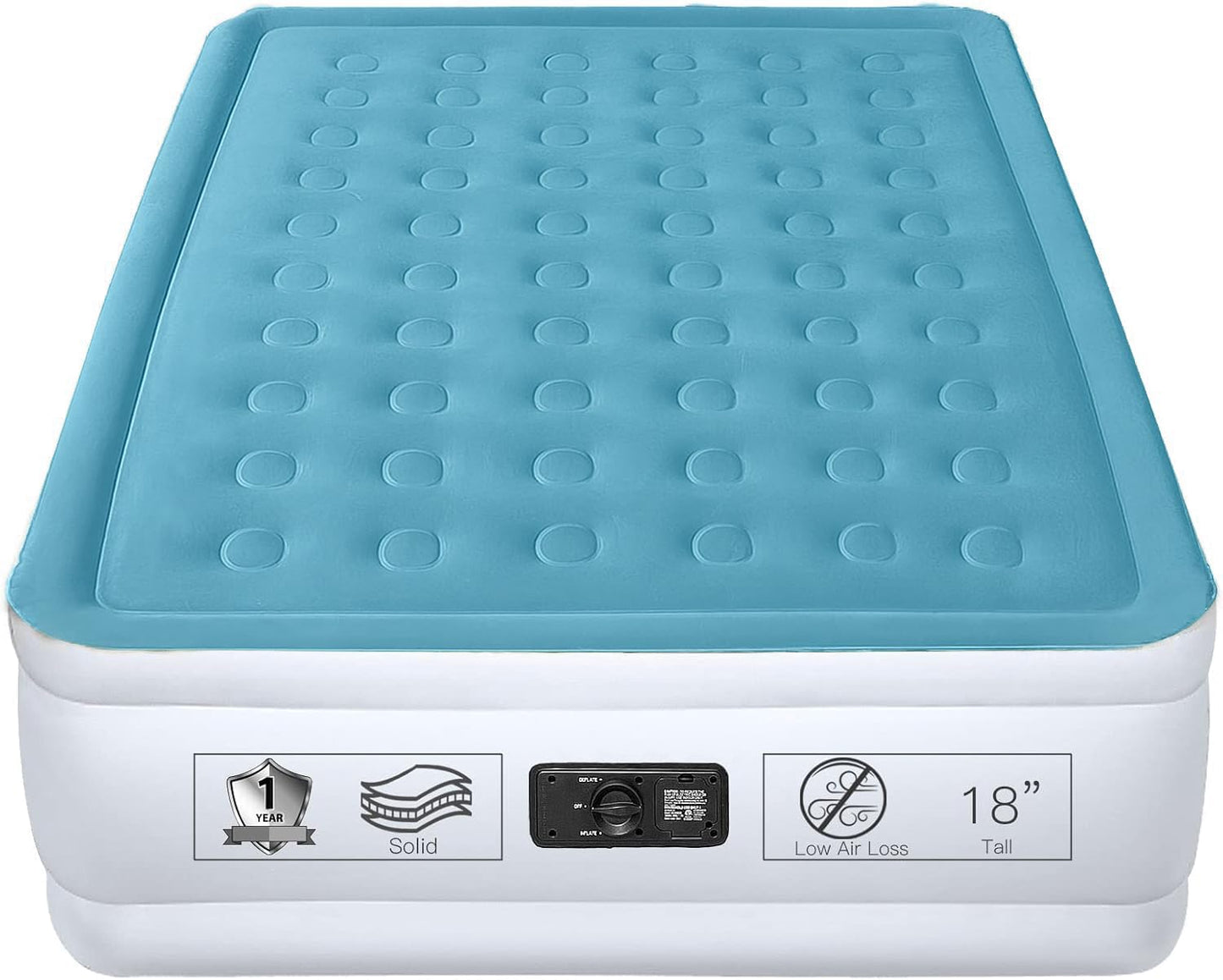 YENING Full Size Air Mattress with Built in Pump for Comfort