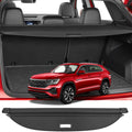 Black Retractable Cargo Cover for Volkswagen VW Atlas Cross Sport