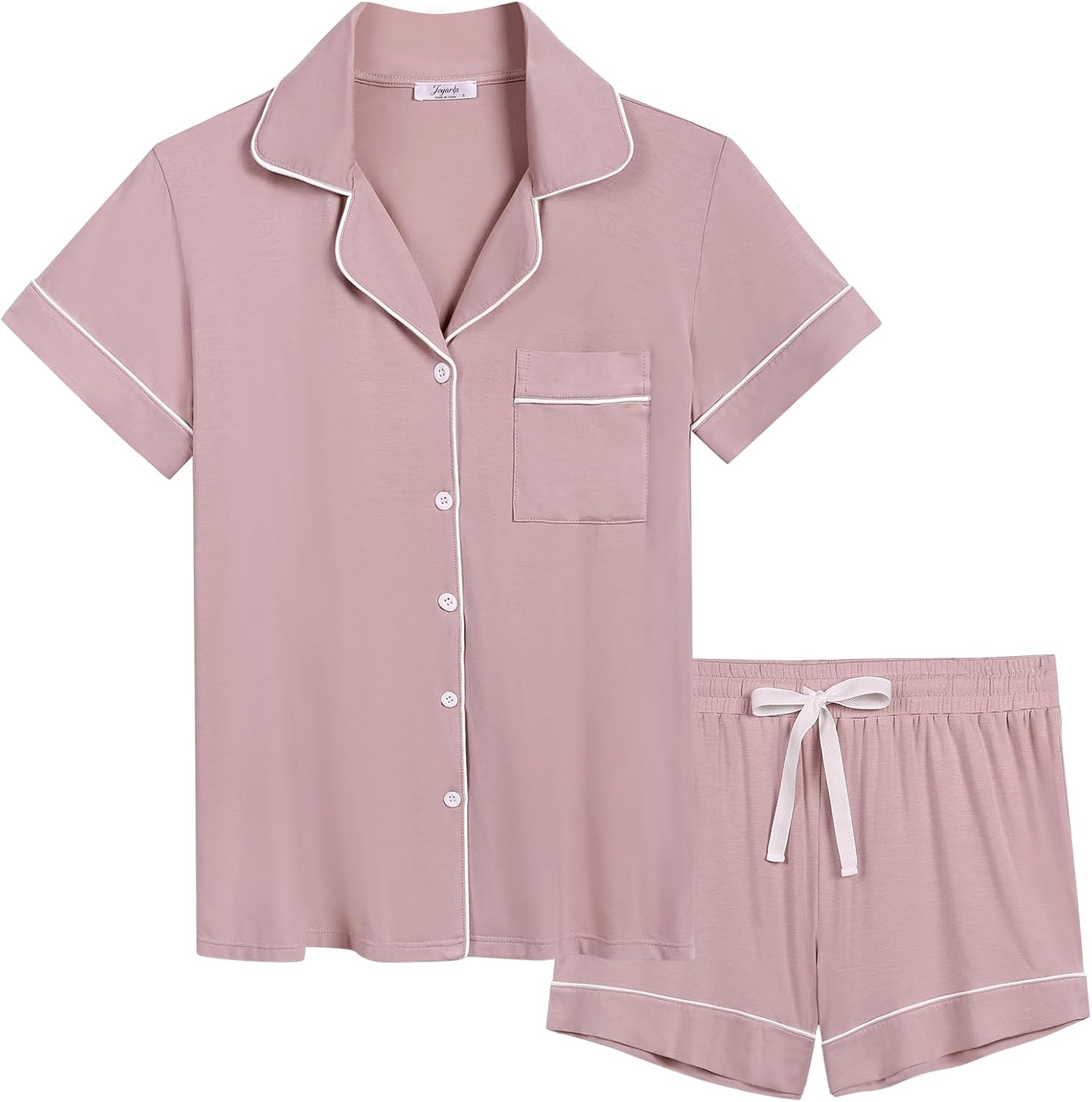 Bamboo Viscose Super Soft Pajama Shorts Set for Women S-XXL