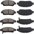 cciYu D906 D995 Front Rear Ceramic Brake Pads Kits for 2004-2010