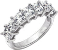 Infinite Elements Princess Cut CZ Ring for Women - Size 5