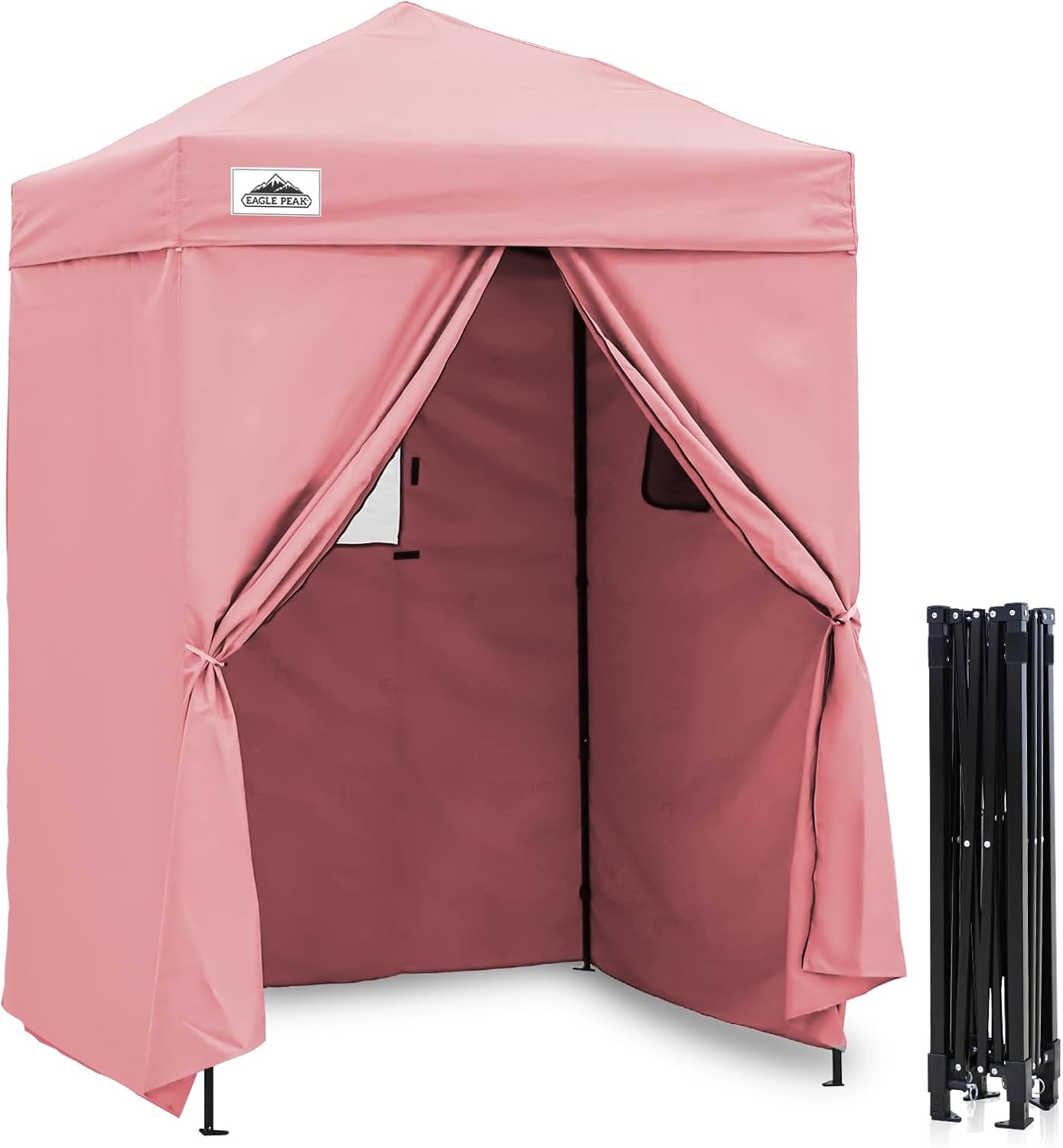 EAGLE PEAK Flex Ultra Compact 5x5 Pop-up Canopy for Privacy