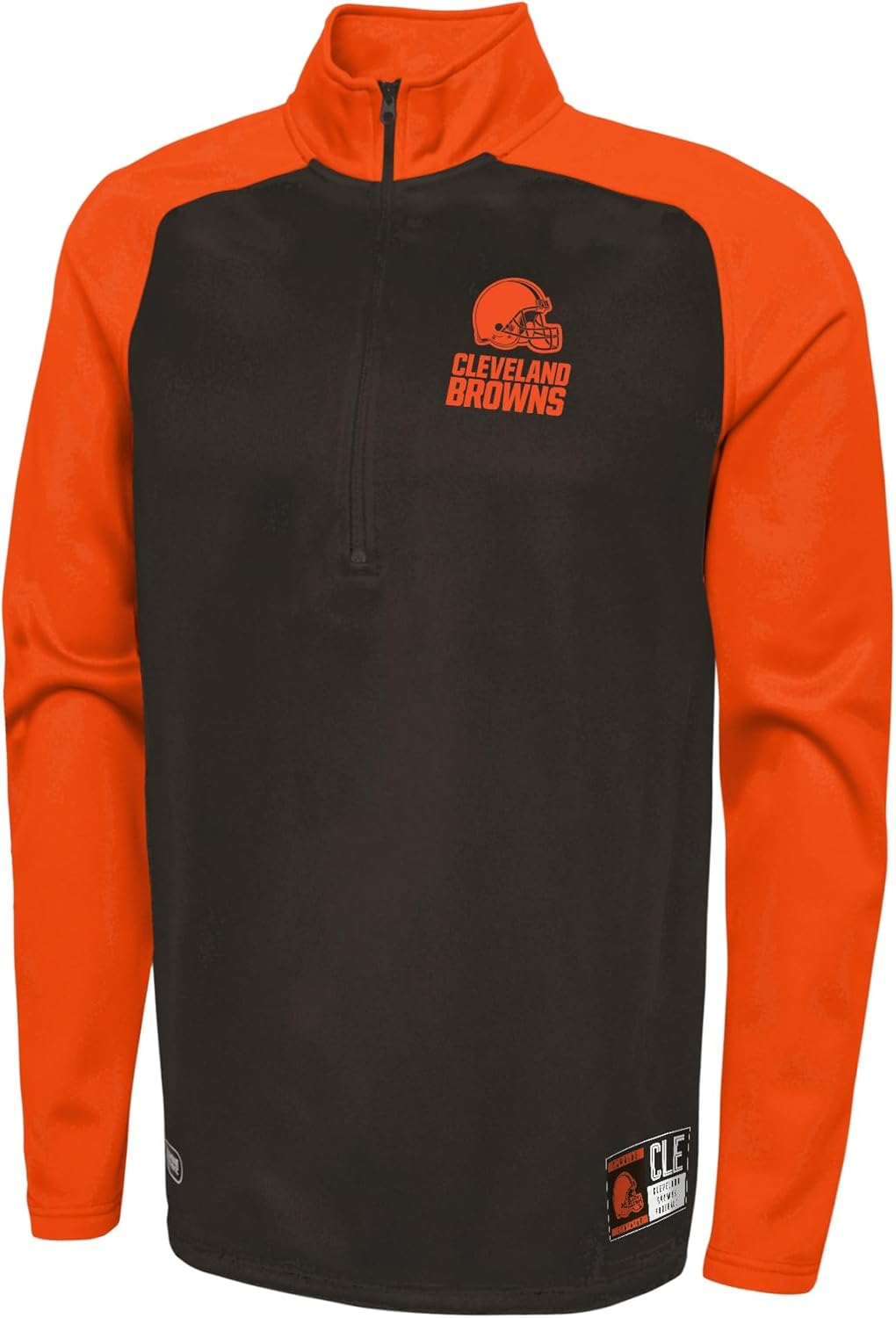 Outerstuff NFL Men's O-Line Performance 1/4 Zip Pullover Fleece Top