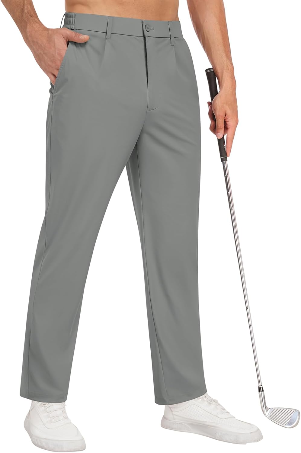 Mens Golf Pants Stretch Casual Dress Pants for Comfort and Style