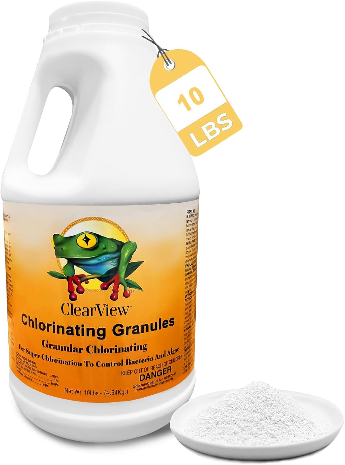CLEARVIEW Hot Tub Chlorine Granules for Quick Water Treatment