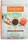 Instinct Be Natural Raw Coated Salmon & Brown Rice - Natural Dry Dog