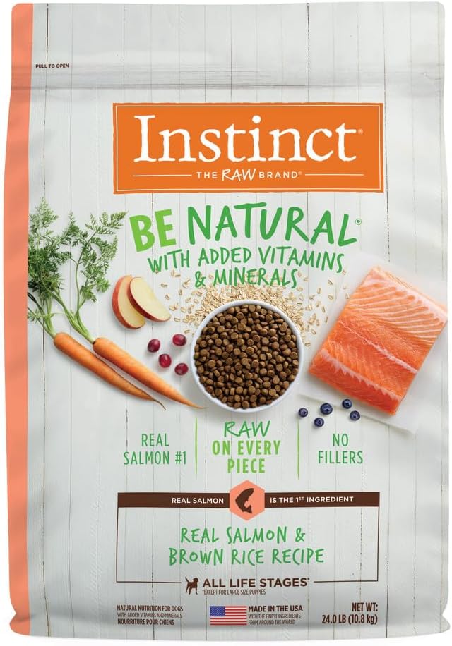 Instinct Be Natural Dry Dog Food with Real Salmon & Brown Rice
