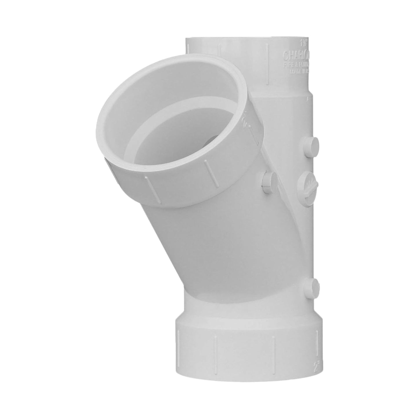 CHARLOTTE PIPE 2 x 1 1/2 x 2 DWV WYE REDUCING FITTINGS