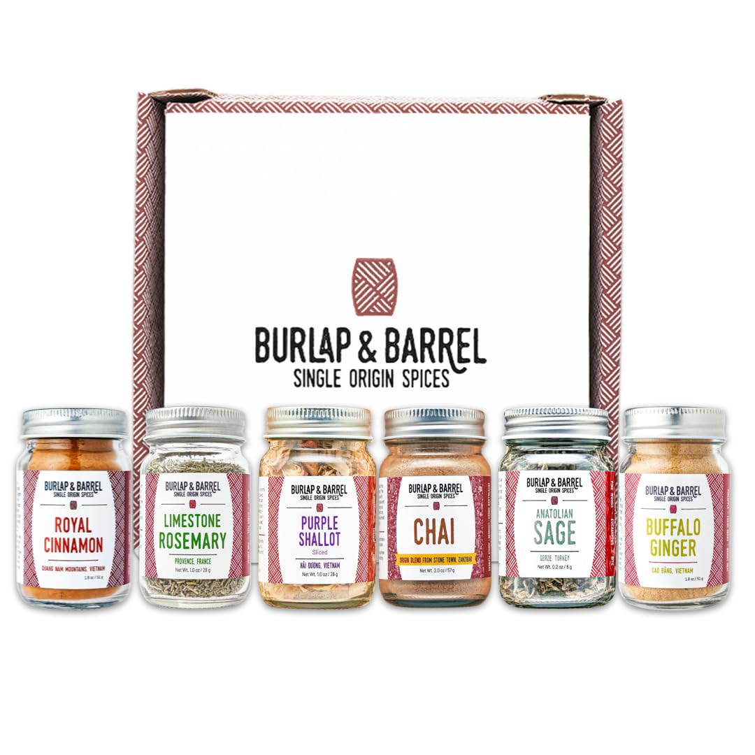 Burlap & Barrel Gourmet Spices Gift Set for Home Chefs