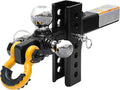 MaxxHaul 51003 Trailer Hitch Tri Ball Mount for Heavy Duty Towing