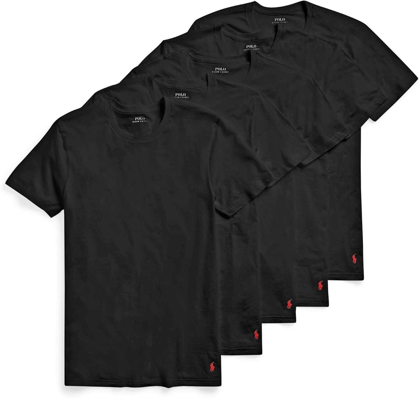 Polo Ralph Lauren 5 Pack Cotton Classic Crews for Stylish Comfort
