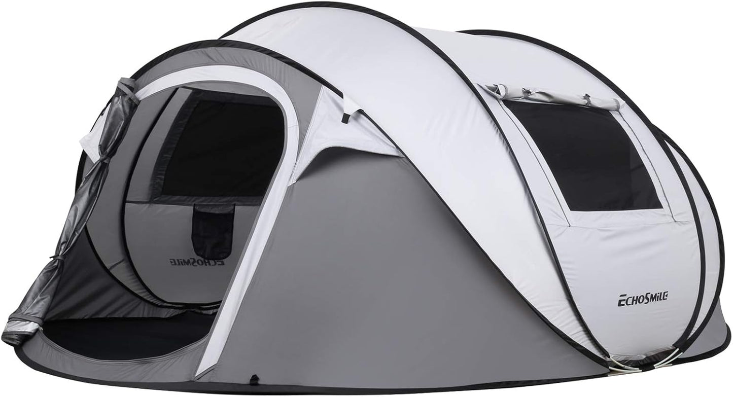 EchoSmile Pop Up Tent: Instant Setup, Water Resistant, Portable