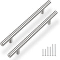 Gobrico 7.5in Hole Centers Cabinet Handles 30 Pack - Brushed Nickel