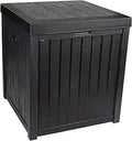 Qily Outside Storage Box Waterproof 51 Gallon Patio Deck Box - Compact