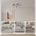 Extra Wide Press Mounted Baby Gate 81.9-84.6 in - Walk Thru Safety