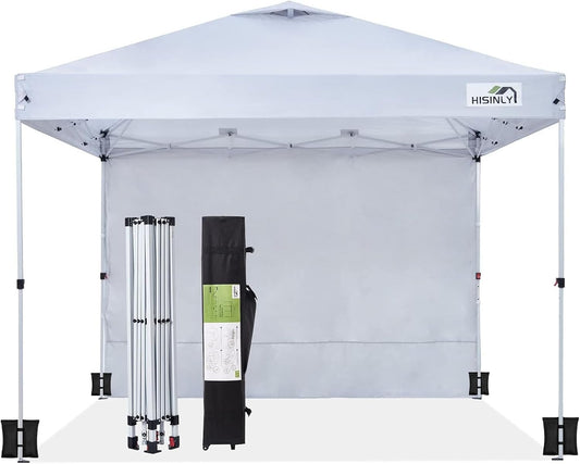 Instant Shade Canopy: 10x10ft Popup Tent with Vented Roof