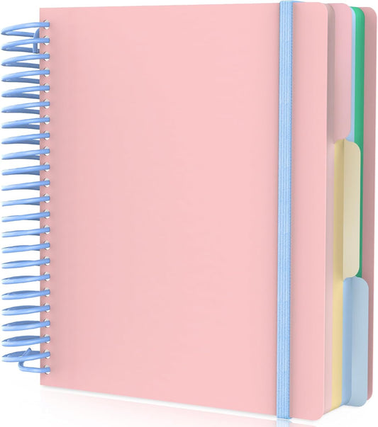 EUSOAR A5 Graph Notebook - 240 Pages, Small with Pockets