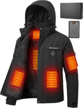 Heated Jacket for Men with 20000 mAh Battery Pack - Long-Lasting Co