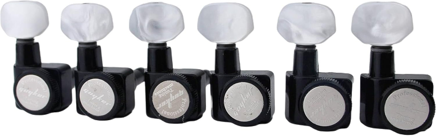 Guyker 6 In-line Guitar Locking Tuners for Perfect Tuning