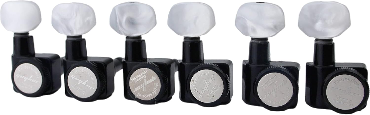 Guyker 6 In-line Guitar Locking Tuners for Perfect Tuning