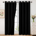YoungsTex 100% Blackout Curtains for Living Room and Bedroom