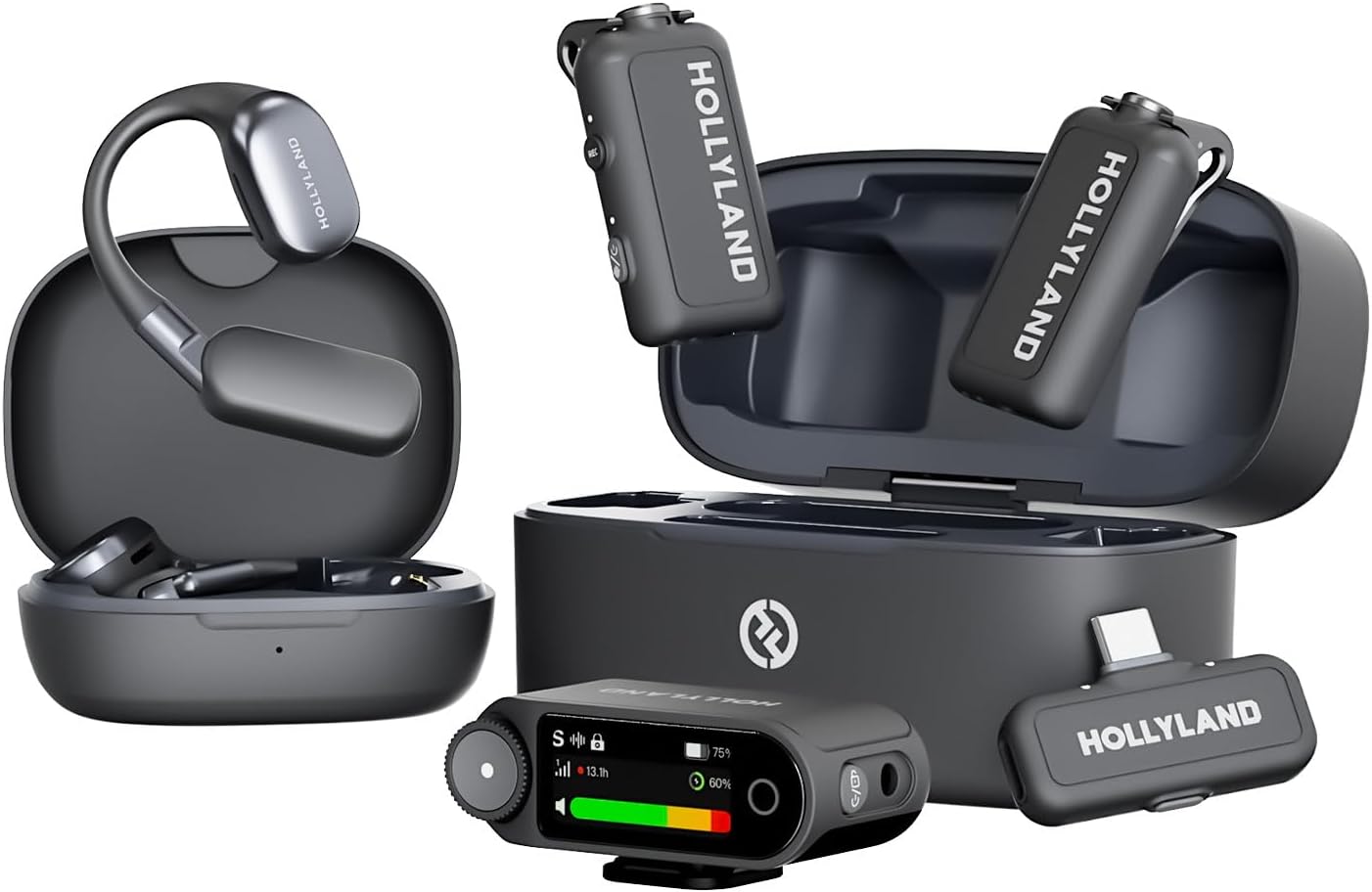 Hollyland Lark MAX 2 Wireless Microphone for iPhone and Camera