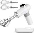 Cordless Rechargeable Hand Mixer for Kitchen - Portable 6-Speed Mixer