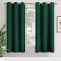Emerald Green Blackout Curtains 72 in Length - Thermal Insulated
