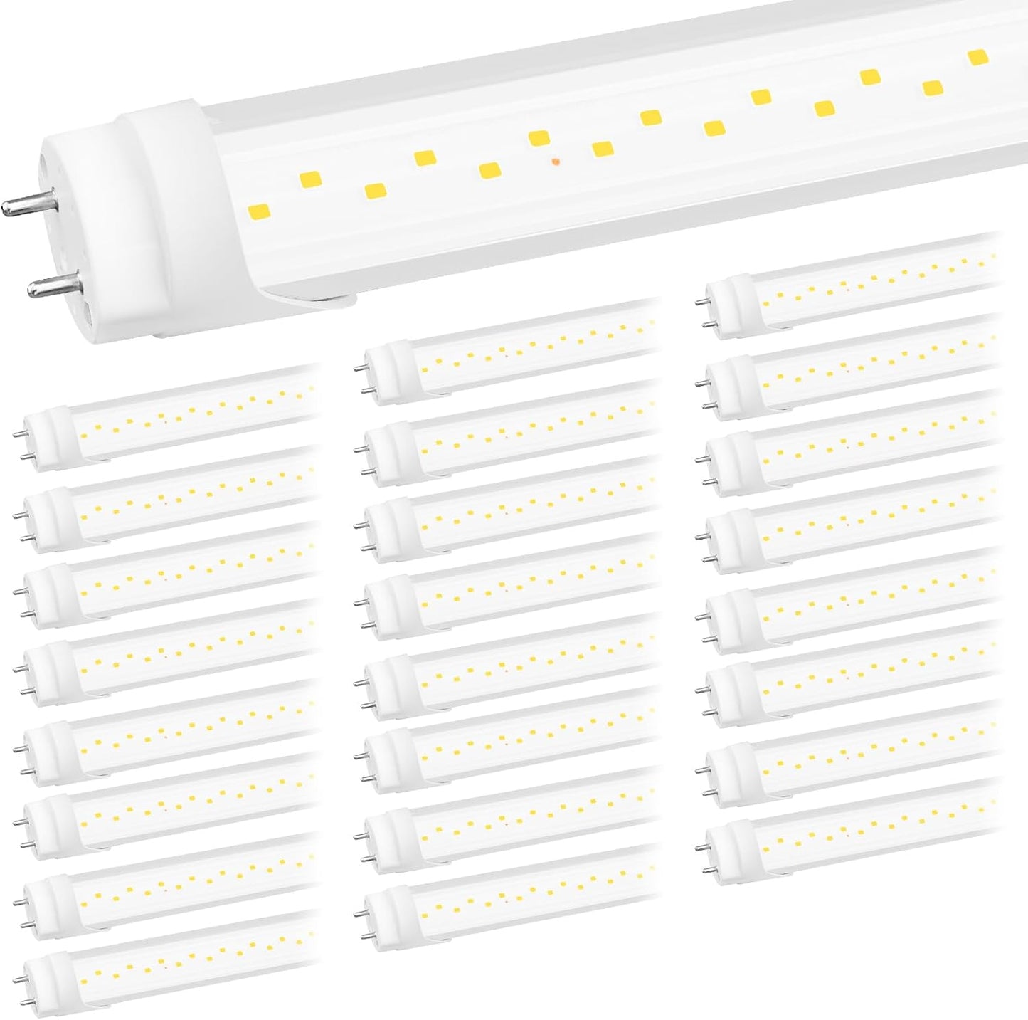 25-Pack 4ft LED Shop Light Bulbs for Bright Garage Lighting
