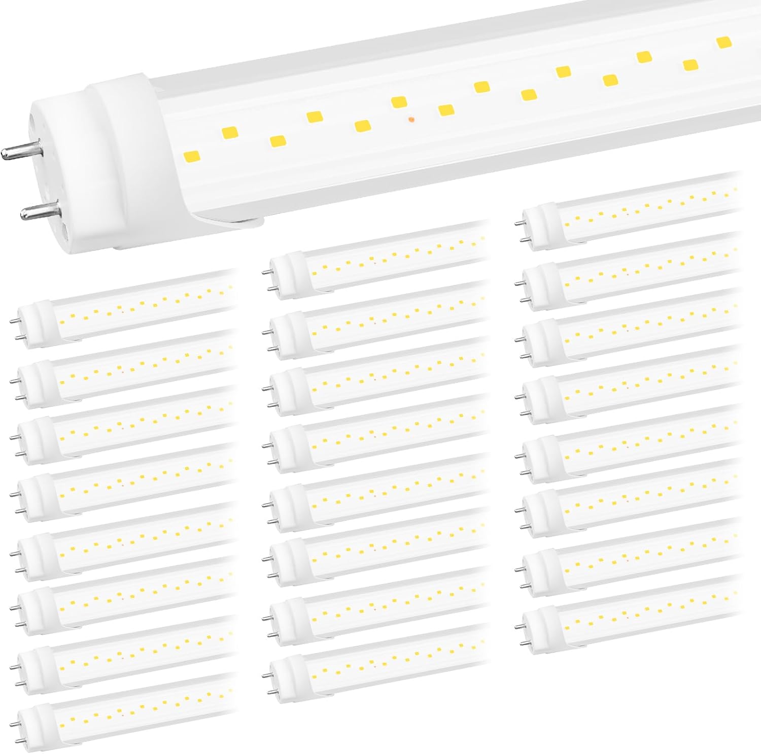 25-Pack 4ft LED Shop Light Bulbs for Bright Garage Lighting