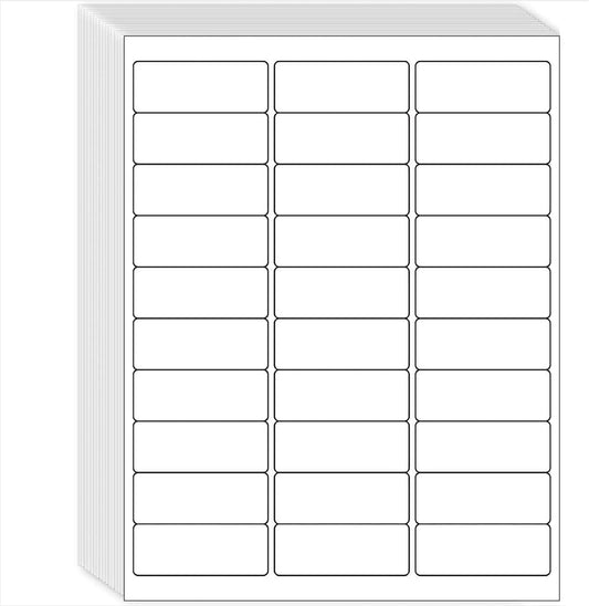 1500 Shipping Address Labels | Printable, Matte Finish