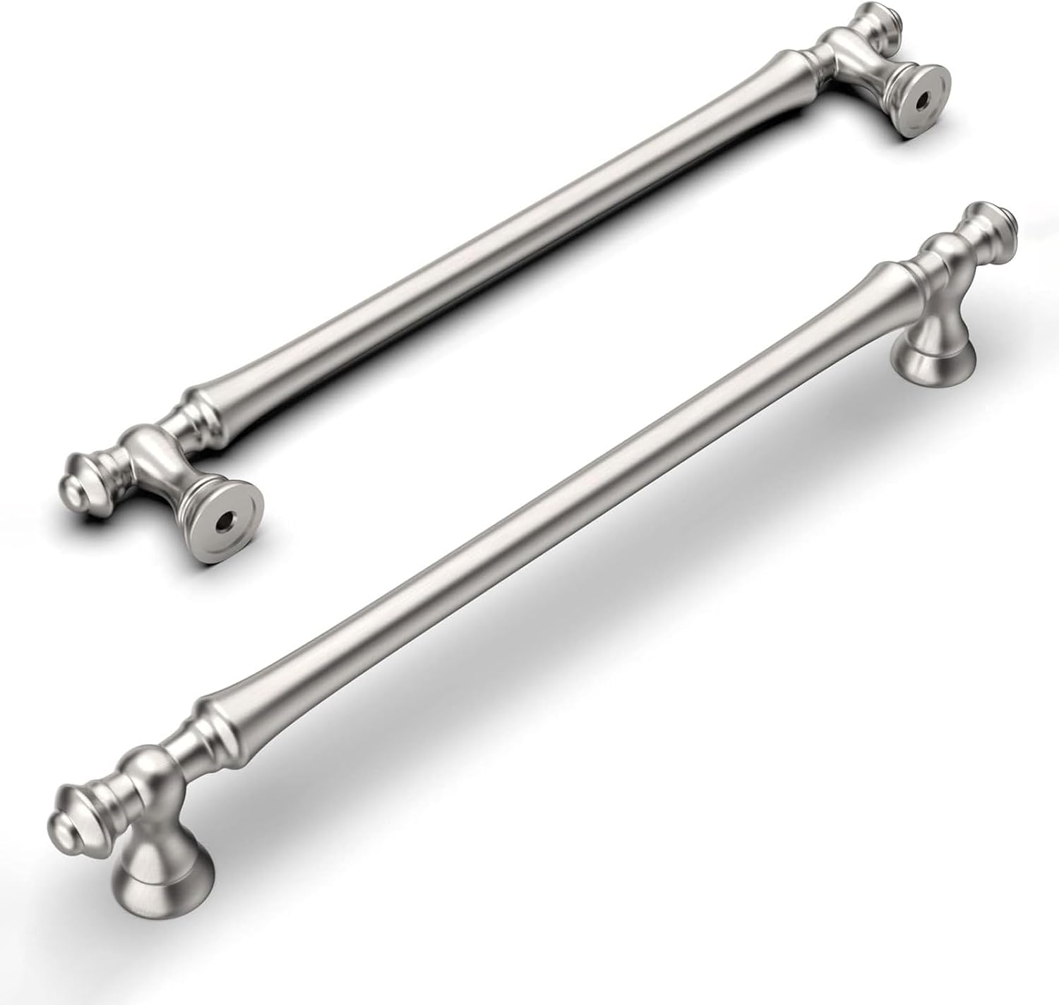Brushed Satin Nickel Cabinet Pulls for Kitchen and Bathroom Use