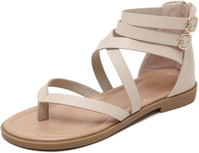 SHIBEVER Women's Gladiator Sandals for Summer Style and Comfort