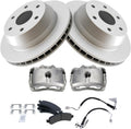 Rear Brake Pad & Rotor Kit for 2008-2014 Express/Savana - G-Coated