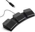 USB Foot Pedal PC 3 Key Foot Pedal - Programmable HID Control