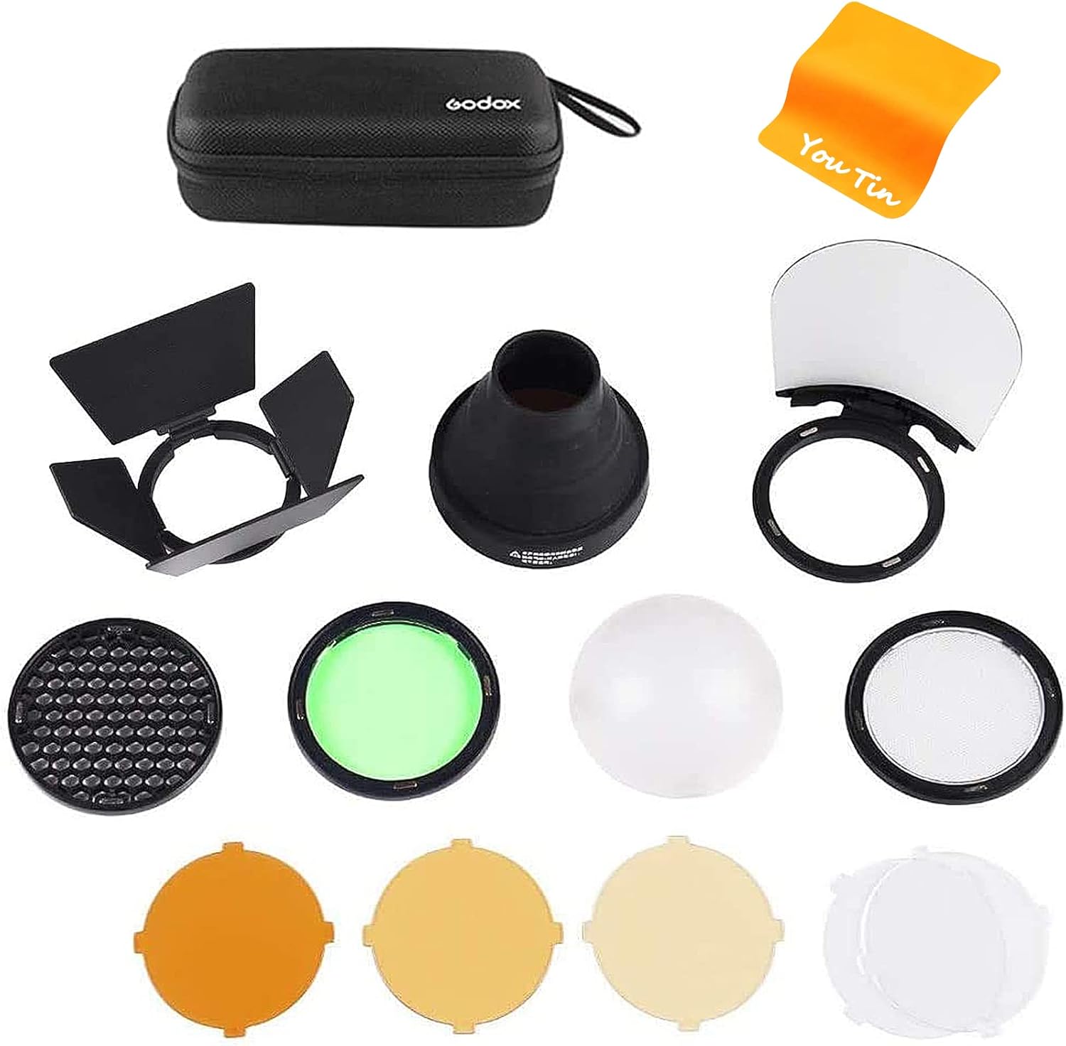 Godox AK-R1 Round Flash Head Accessories Kit for Creative Lighting