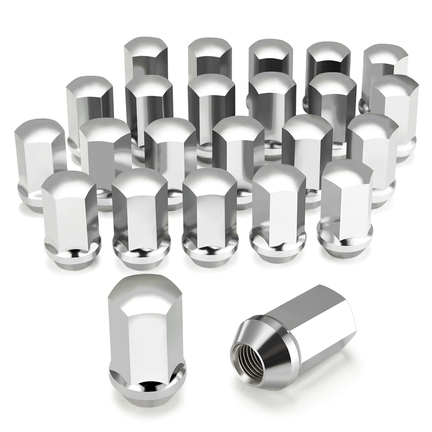 Kadrick 24pcs 14x1.5 Stock Lug Nuts for Chevy GMC Vehicles
