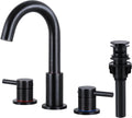 FGKQ Oil Rubbed Bronze Bathroom Faucet 8 in Widespread - Durable Style