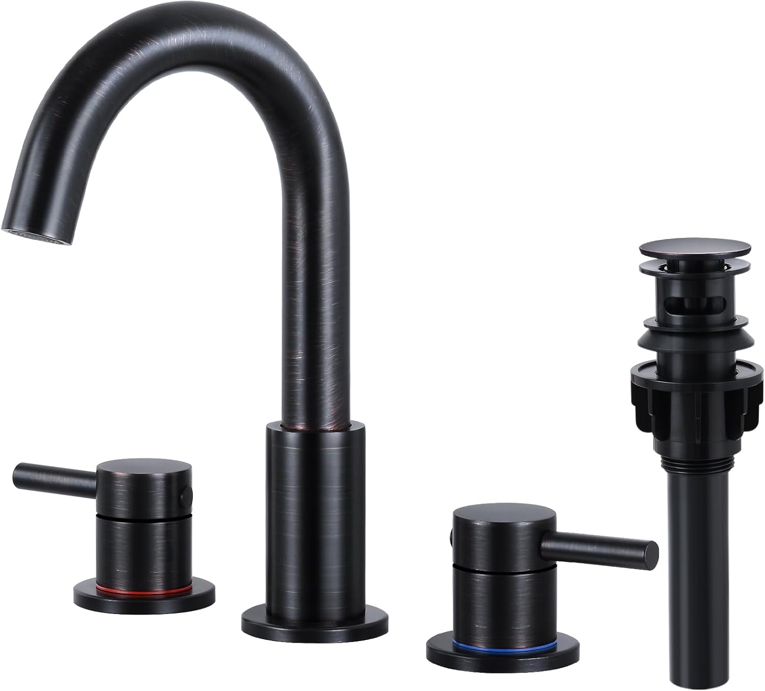 FGKQ Oil Rubbed Bronze Bathroom Faucet with Pop Up Drain