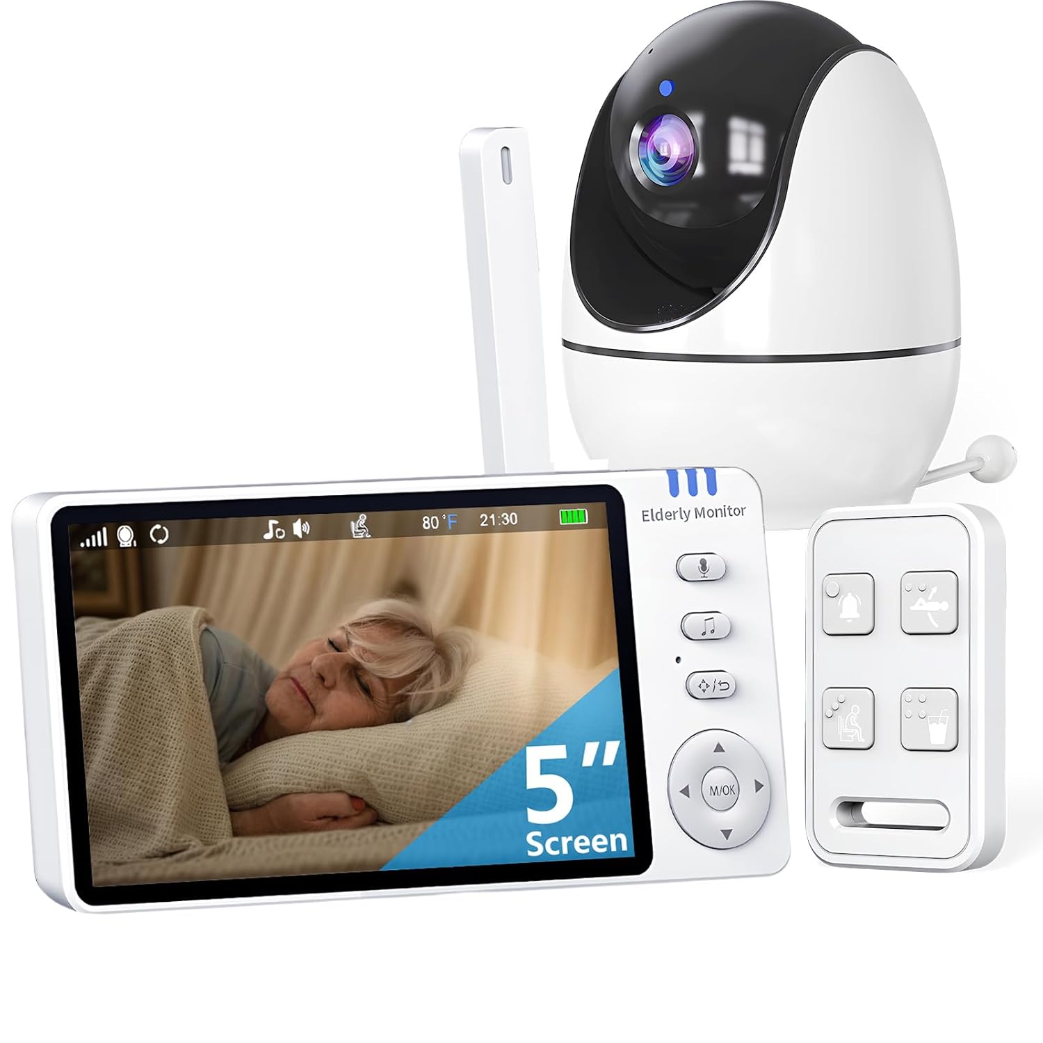 Elderly Monitor with Camera by Zaguoroo for Caregivers