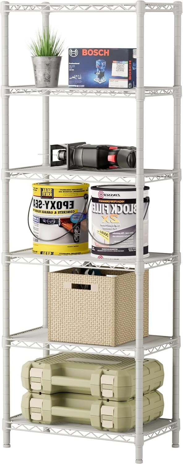 SINGAYE 6 Small Wire Shelves for Kitchen and Home Organization