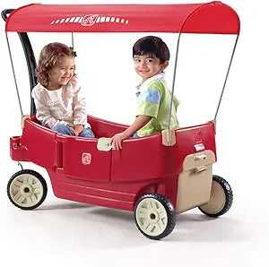 Step2 All Around Canopy Wagon for Kids - Spacious Outdoor Fun