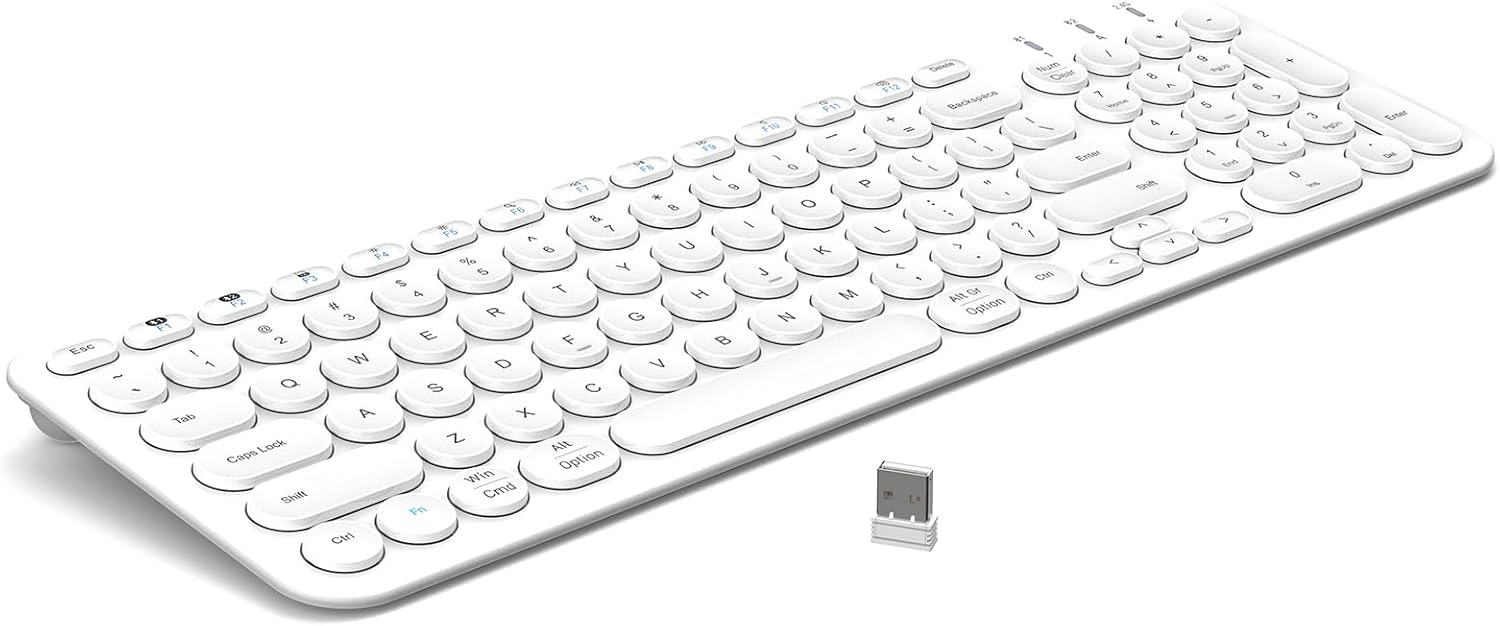 Ultra-Slim Dual-Mode Bluetooth Keyboard