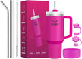 40 Oz Tumbler with Handle - Long-Lasting Insulated Tumbler