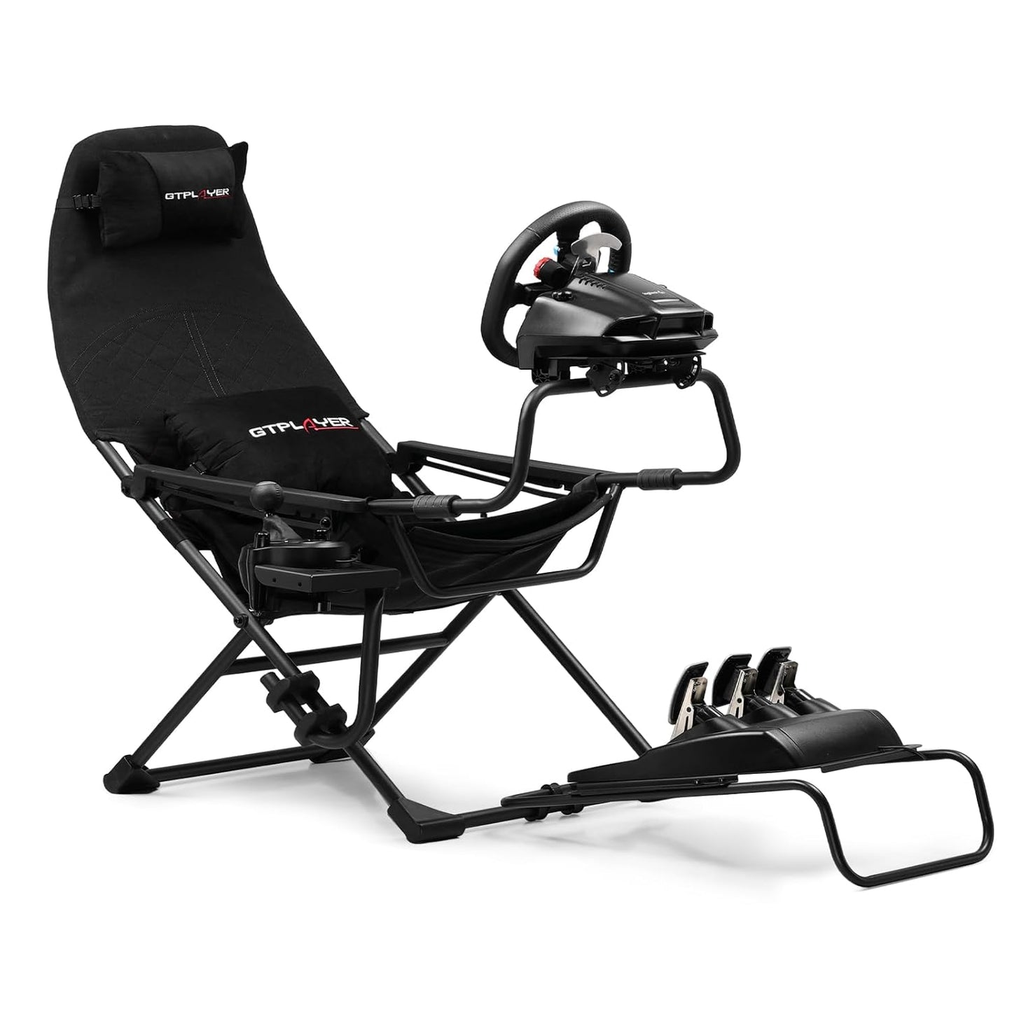 GTPLAYER Sim Racing Cockpit: Foldable, Adjustable, High Performance