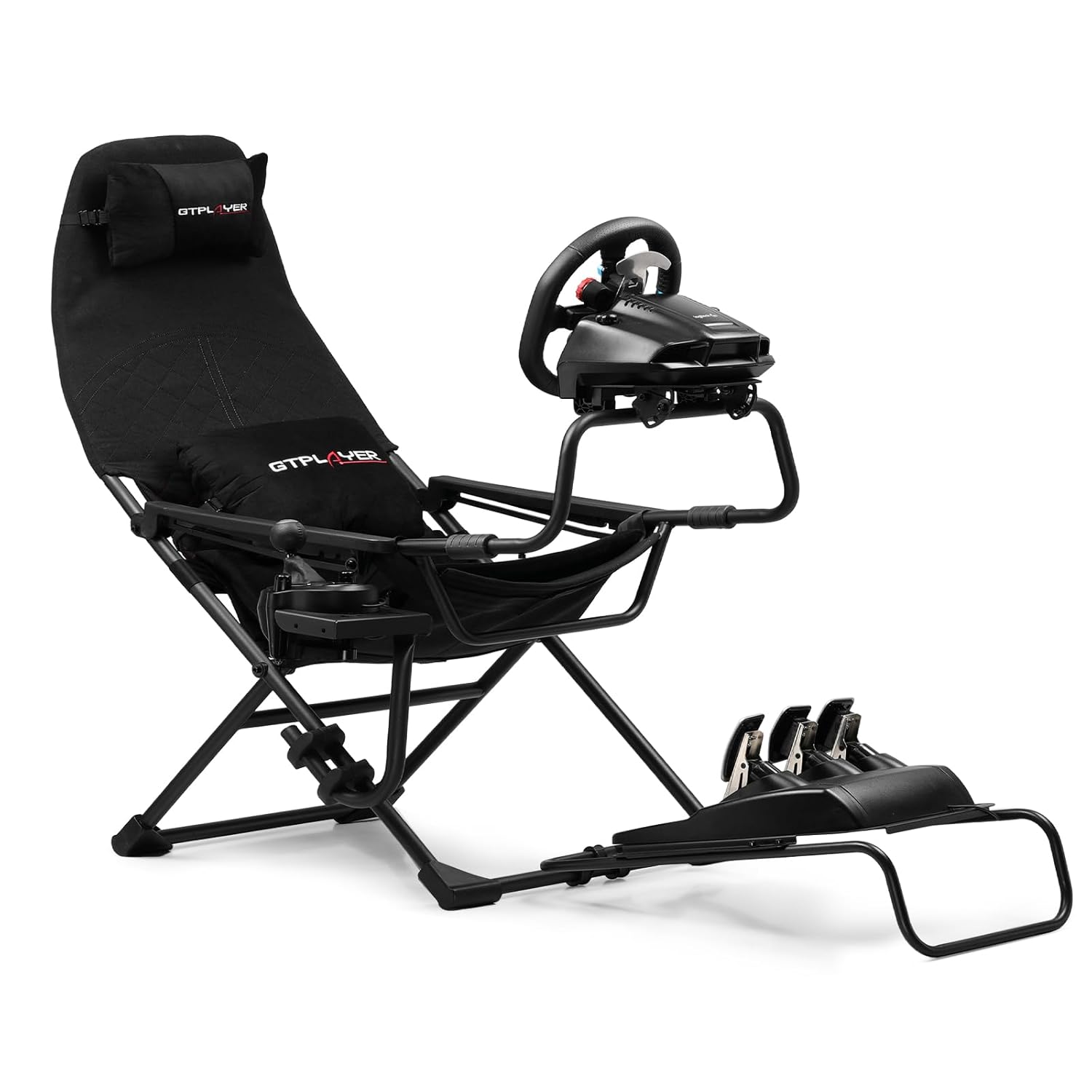 GTPLAYER Sim Racing Cockpit: Foldable, Adjustable, High Performance