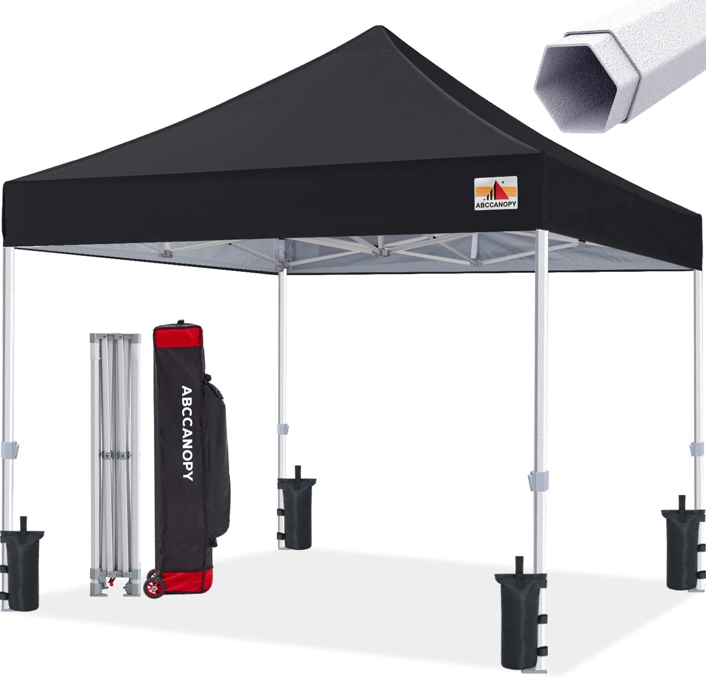 ABCCANOPY 10x10 Premium Pop Up Canopy Tent for All Events