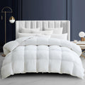California King Feather Down Comforter Heavyweight - Cozy Hotel Feel