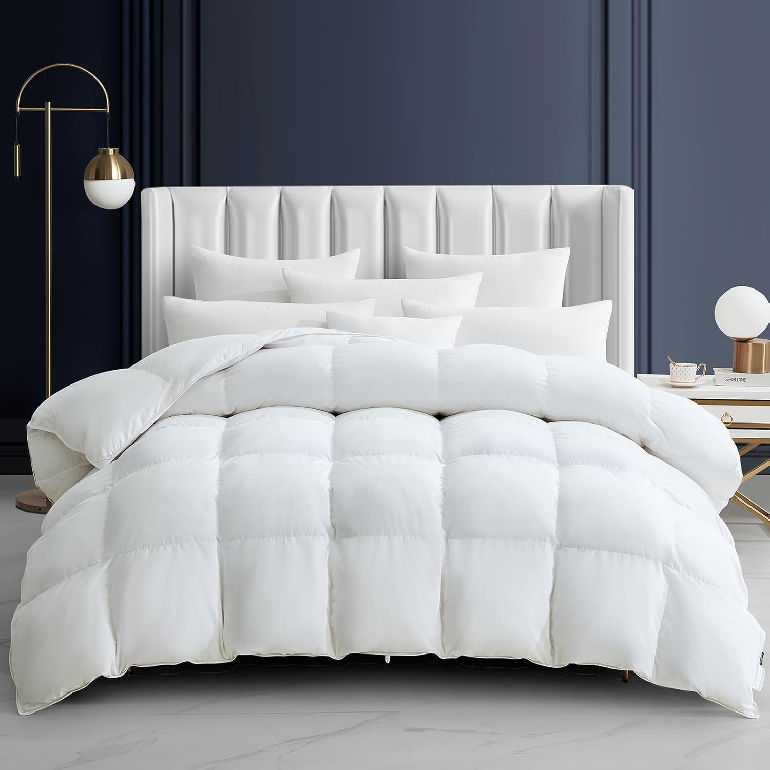 Luxurious King Feather Down Comforter for Ultimate Sleep Comfort